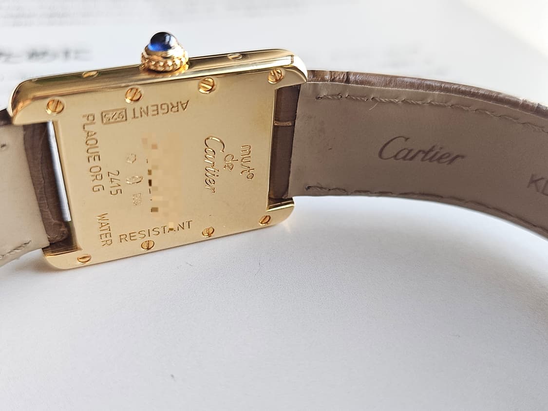 까르띠에 빈티지 탱크머스트 스몰 쿼츠 상품이미지6