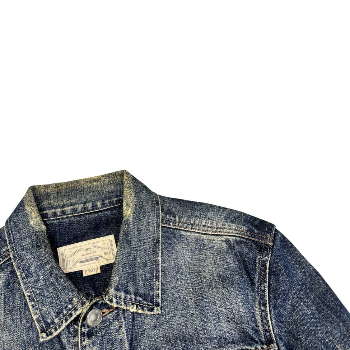 올세인츠 빈티지워싱 데님 자켓 상품이미지3