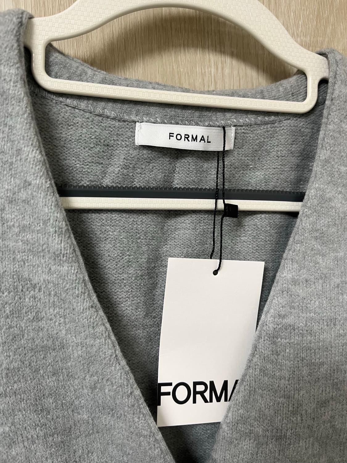 새상품) 니어웨어 키츠 가디건 회색 상품이미지3