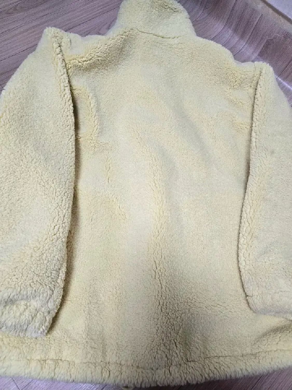 위캔더스 FUR COACH JACKET (CREAM) L 상품이미지5