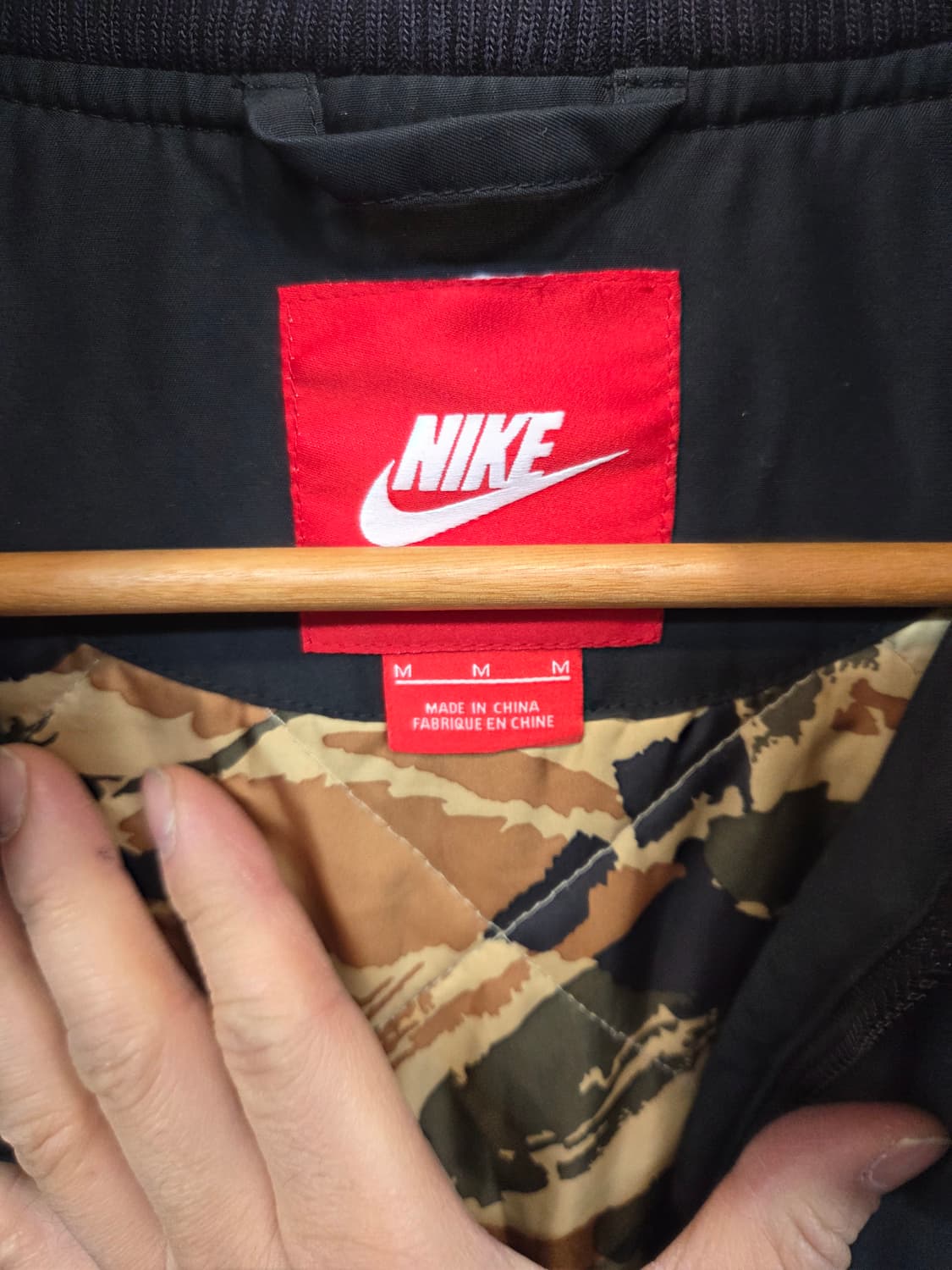 나이키 에어 안감카모누빔 헤리티지 디스트로이어 스타디움 자켓 m 상품이미지3