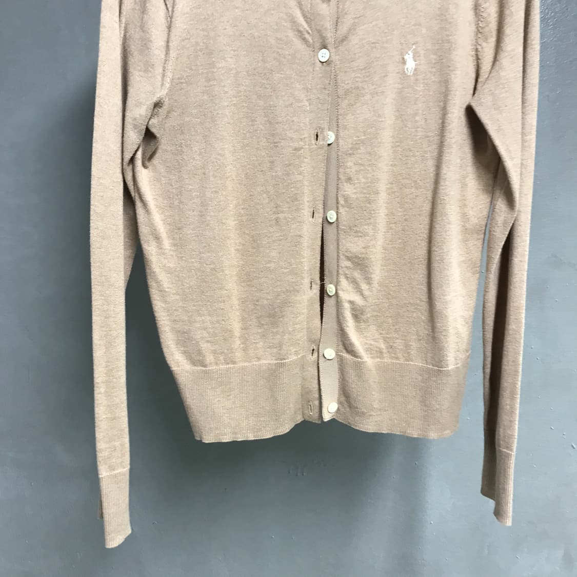 폴로 랄프로렌 QR 가디건 베이지 M(W) 상품이미지3