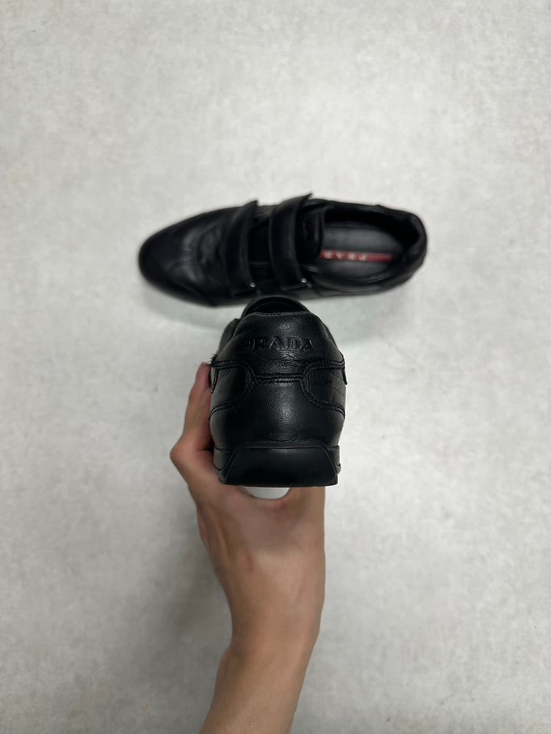 프라다 스포츠 레더 벨크로 상품이미지3