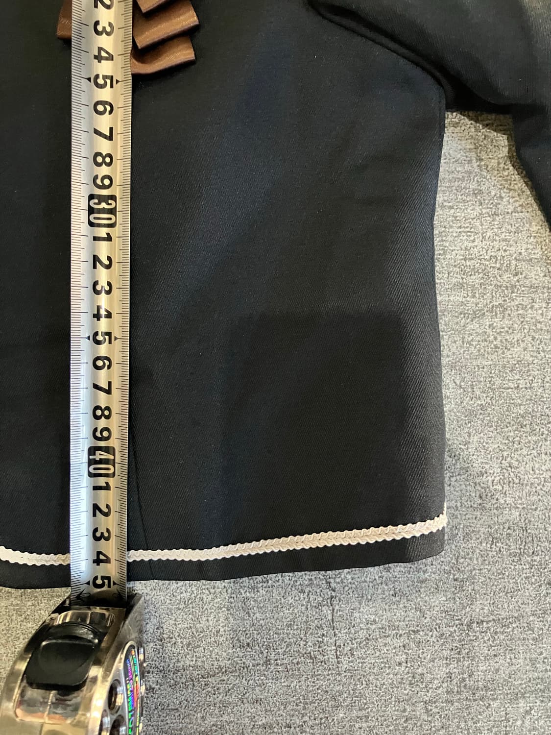 일본빈티지 핀터깔y2k 하이틴 하구미모리걸 레이스 브로치자켓 상품이미지3