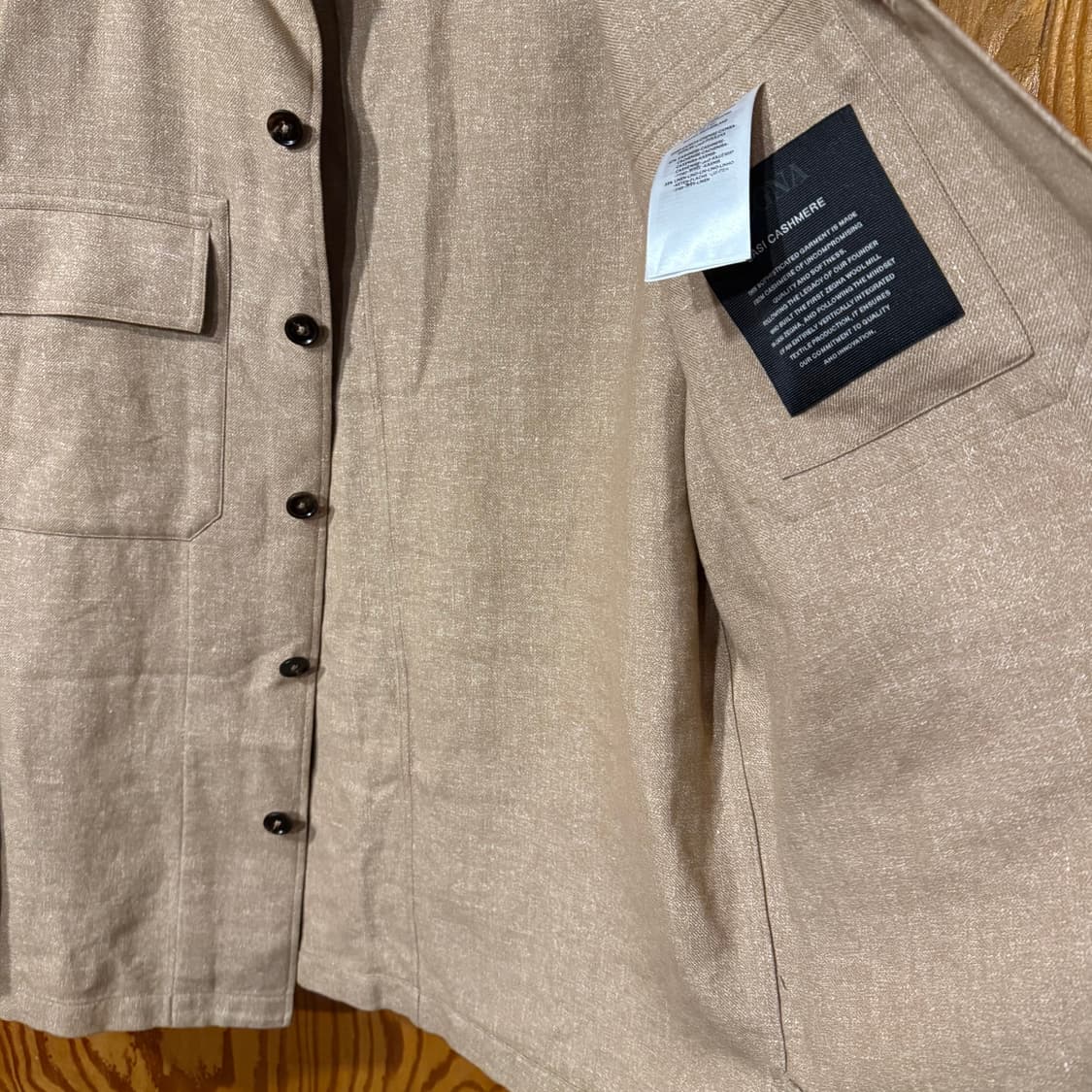 제냐 2023 f/w 오아시 캐시미어리노 셔츠 자켓 상품이미지10