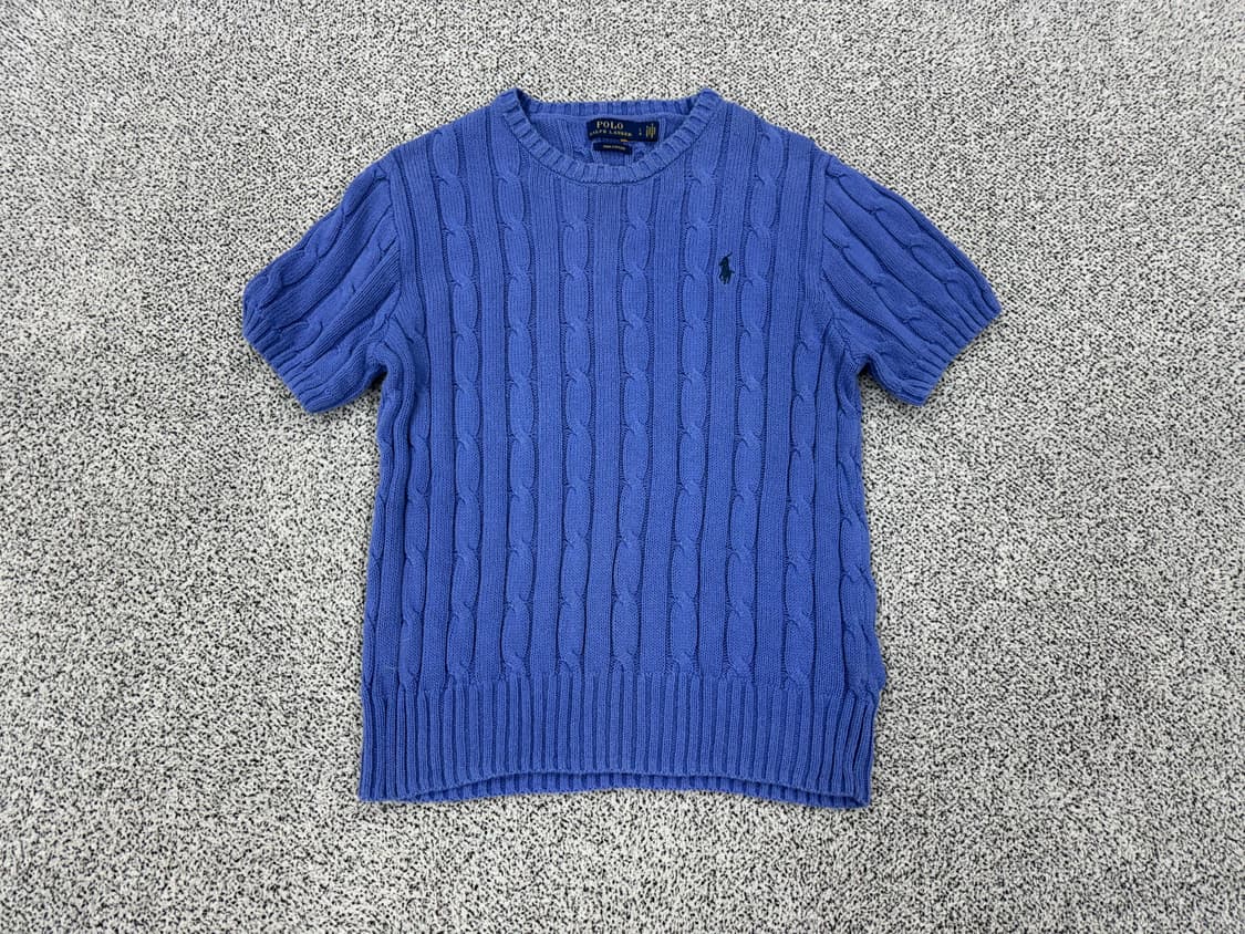 폴로 랄프로렌 꽈배기 반팔니트 상품이미지1