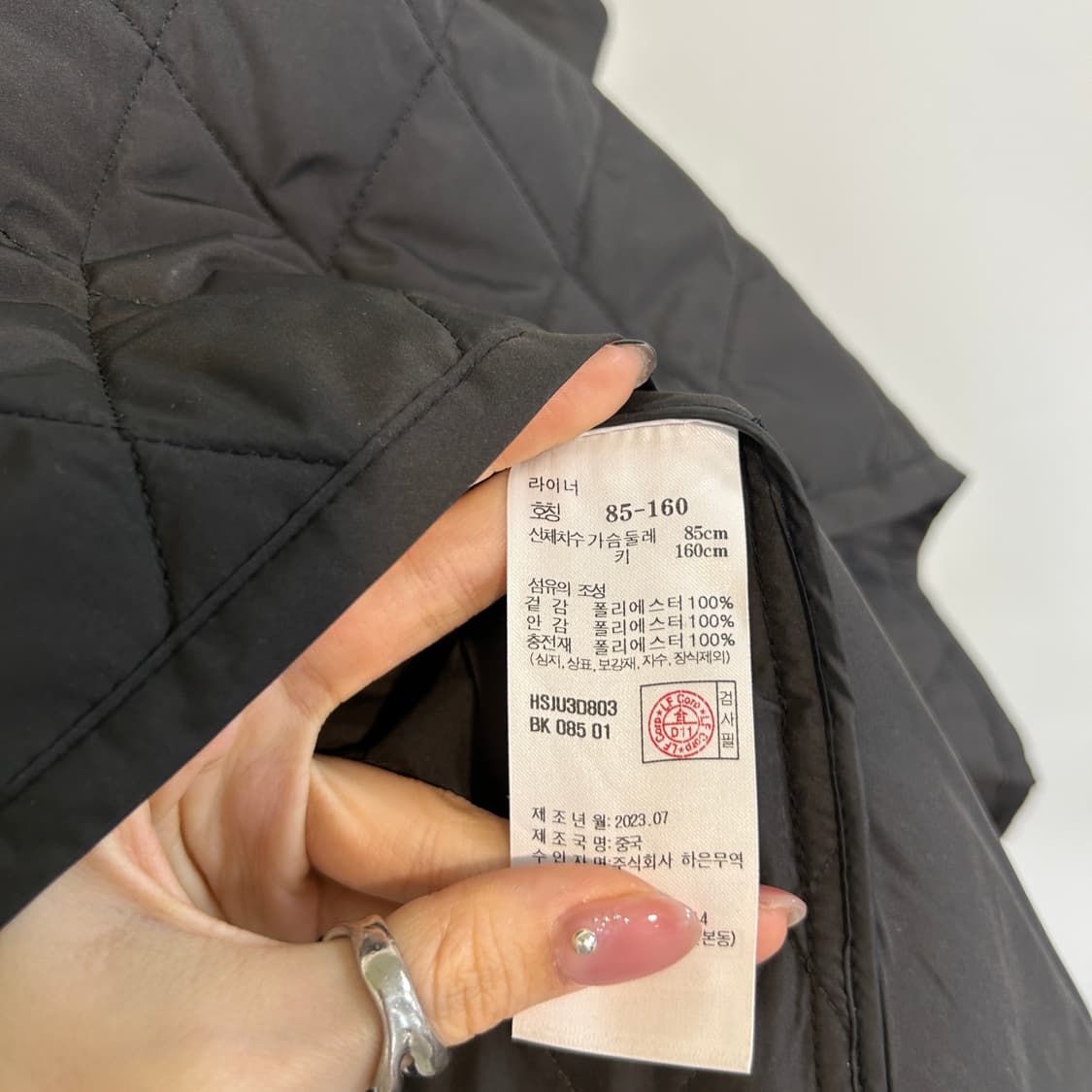 헤지스 2023 여성 퀄팅 조끼 55  상품이미지4