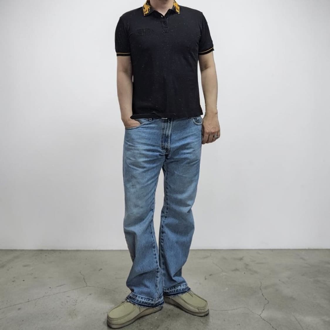 베르사체 바로크 반팔 카라티 L M0291 상품이미지1