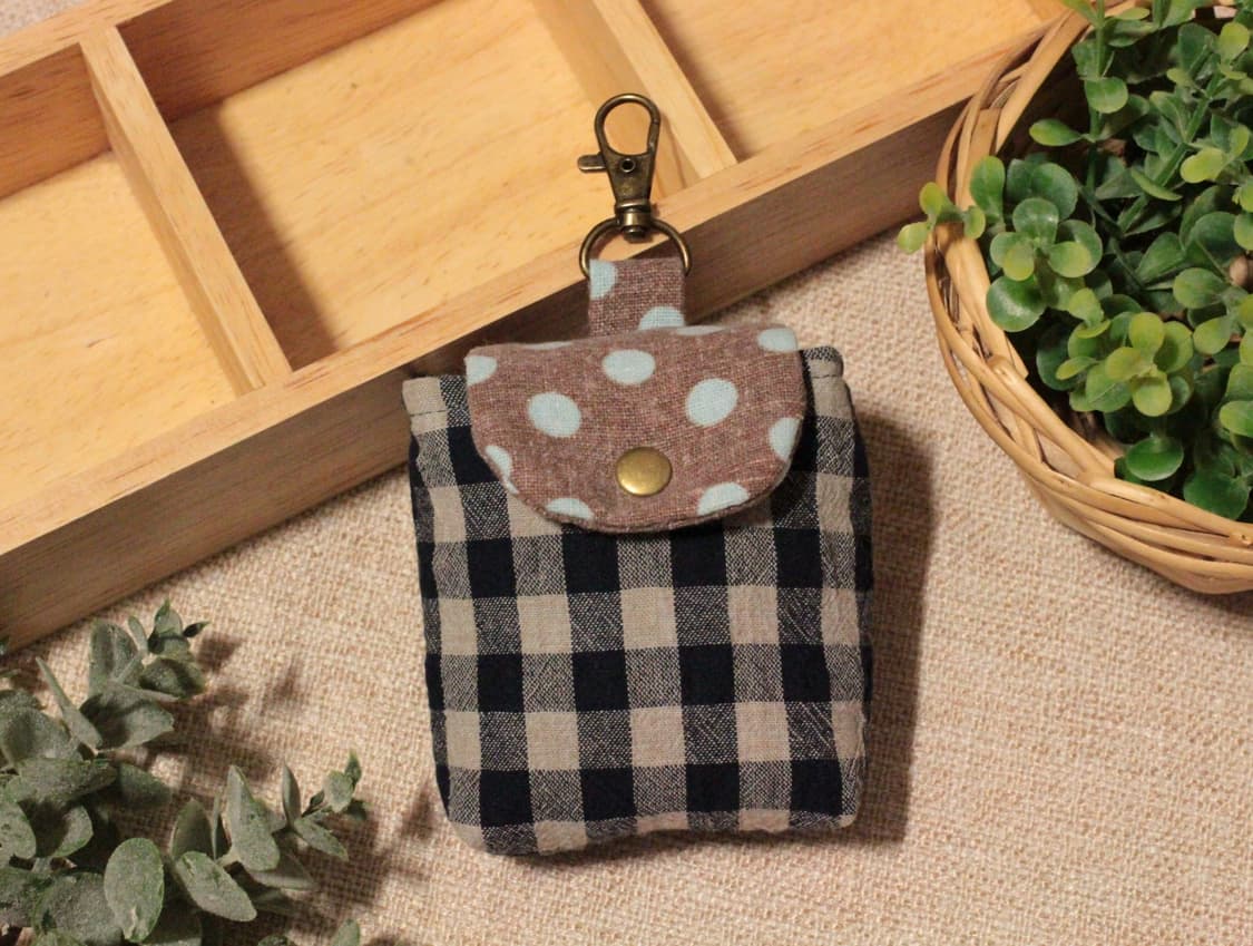 핸드메이드 도트 미니 파우치 상품이미지2