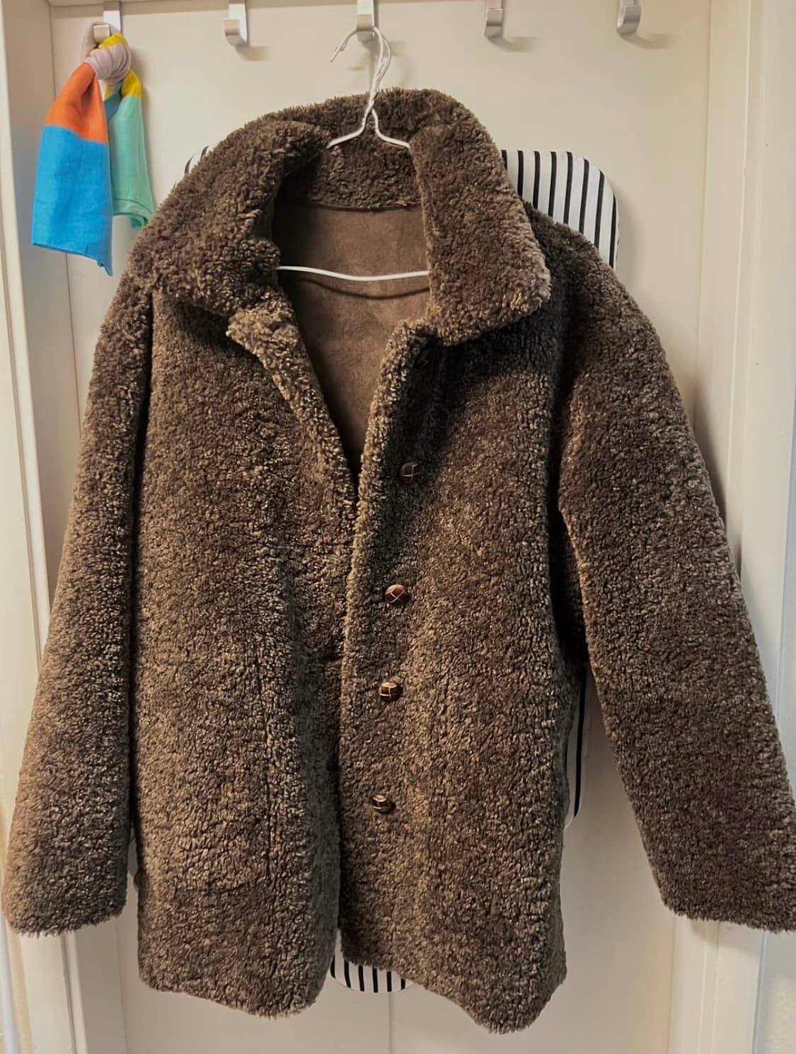 빈티지 테디베어 퍼 코트 상품이미지1