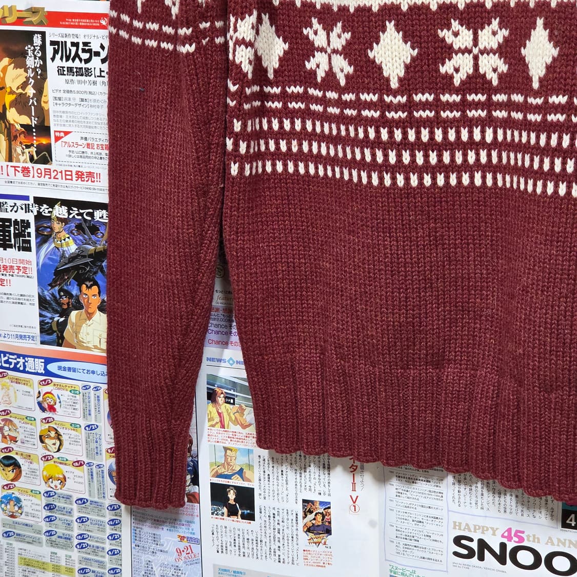 타미힐피거 노르딕 패턴 반집업 니트 상품이미지8