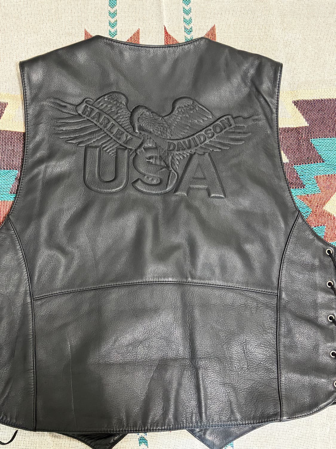 할리 아메리칸레전드 웨스턴 바이커 베스트 상품이미지5