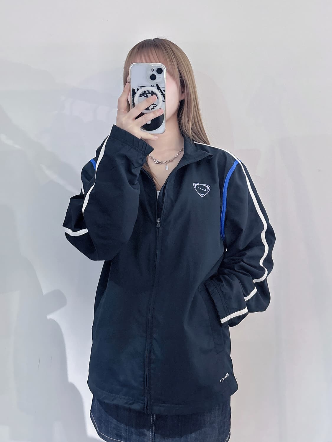 나이키 스우시 블랙 바람막이 상품이미지2