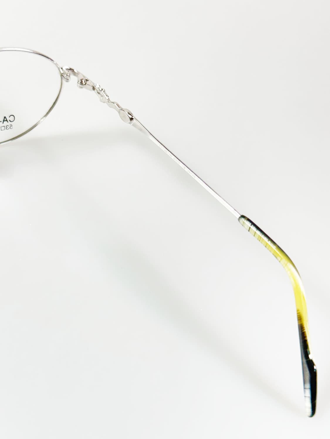 CABIN 실버 티타늄 슬림 오벌 프레임 빈티지 안경 상품이미지6