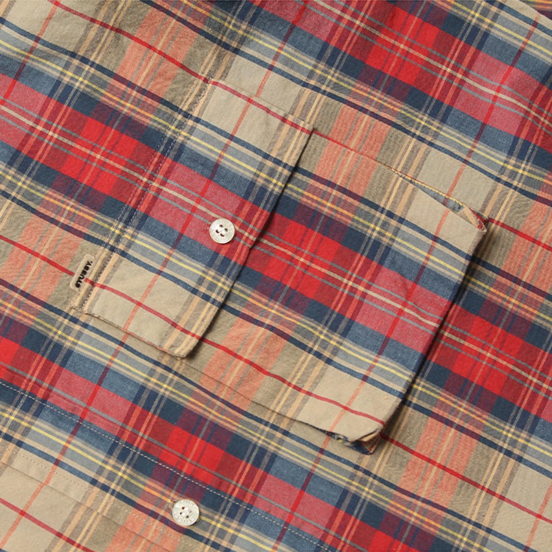  STUSSY "Red Beige Check Shirts" 상품이미지4