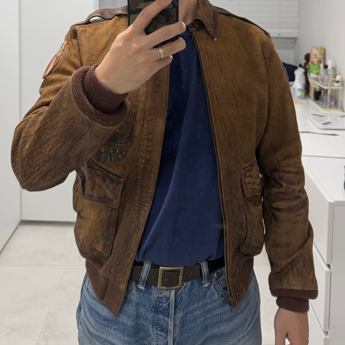 폴로 A2 자켓 플라잉 타이거 S 사이즈 신형 새거 판매합니다(택 달림) 상품이미지4