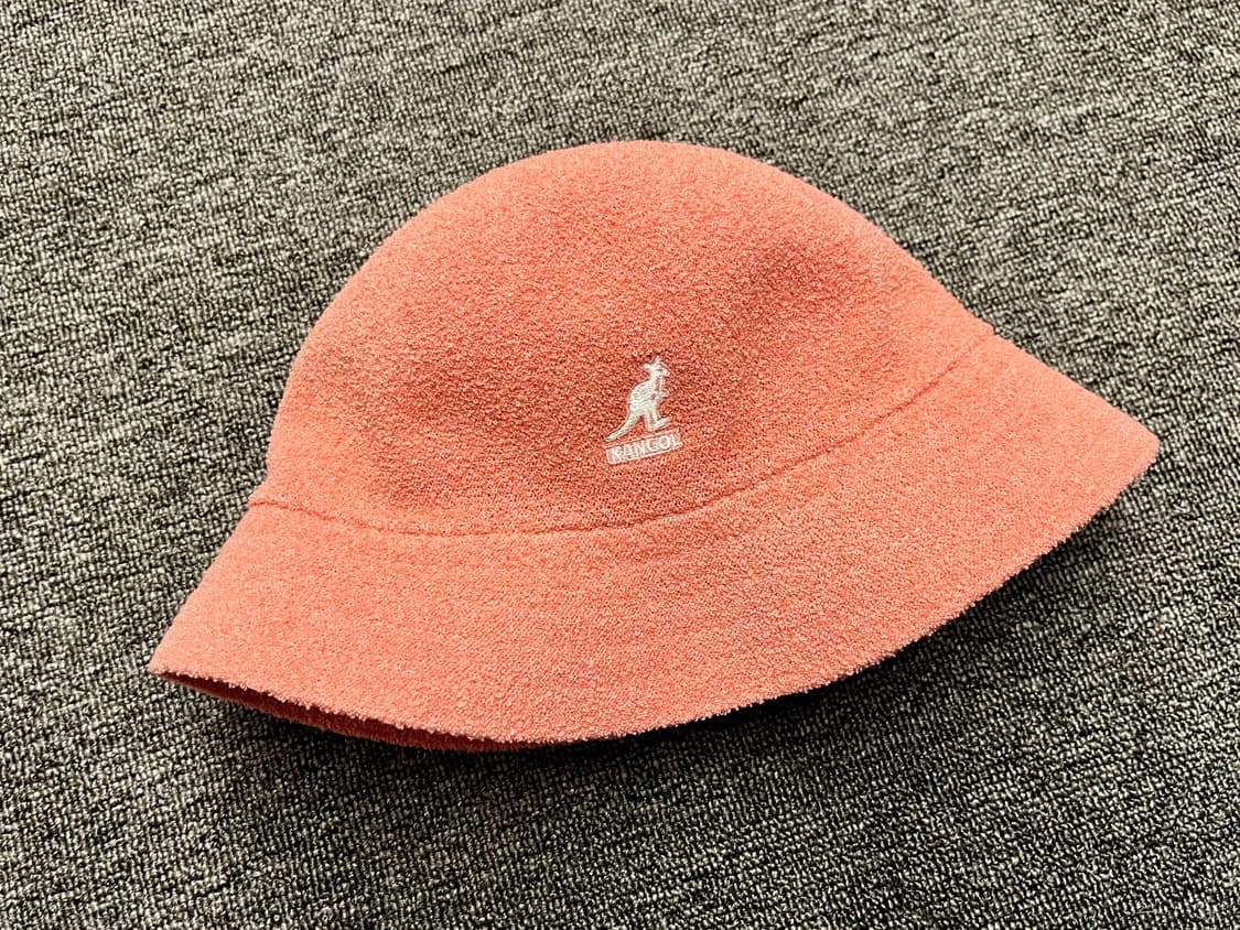 캉골 타월 버킷햇 코랄 새제품  상품이미지1