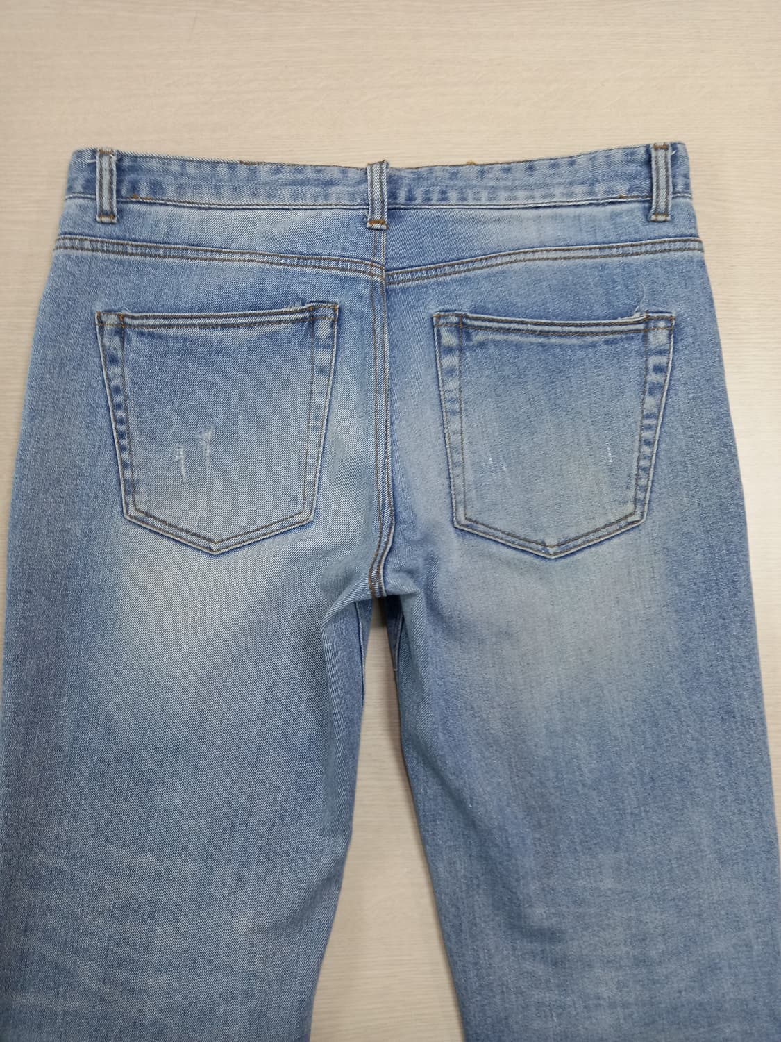 30 REAKER 데미지워싱 스판 테이퍼드 리페어진 30-244 상품이미지4