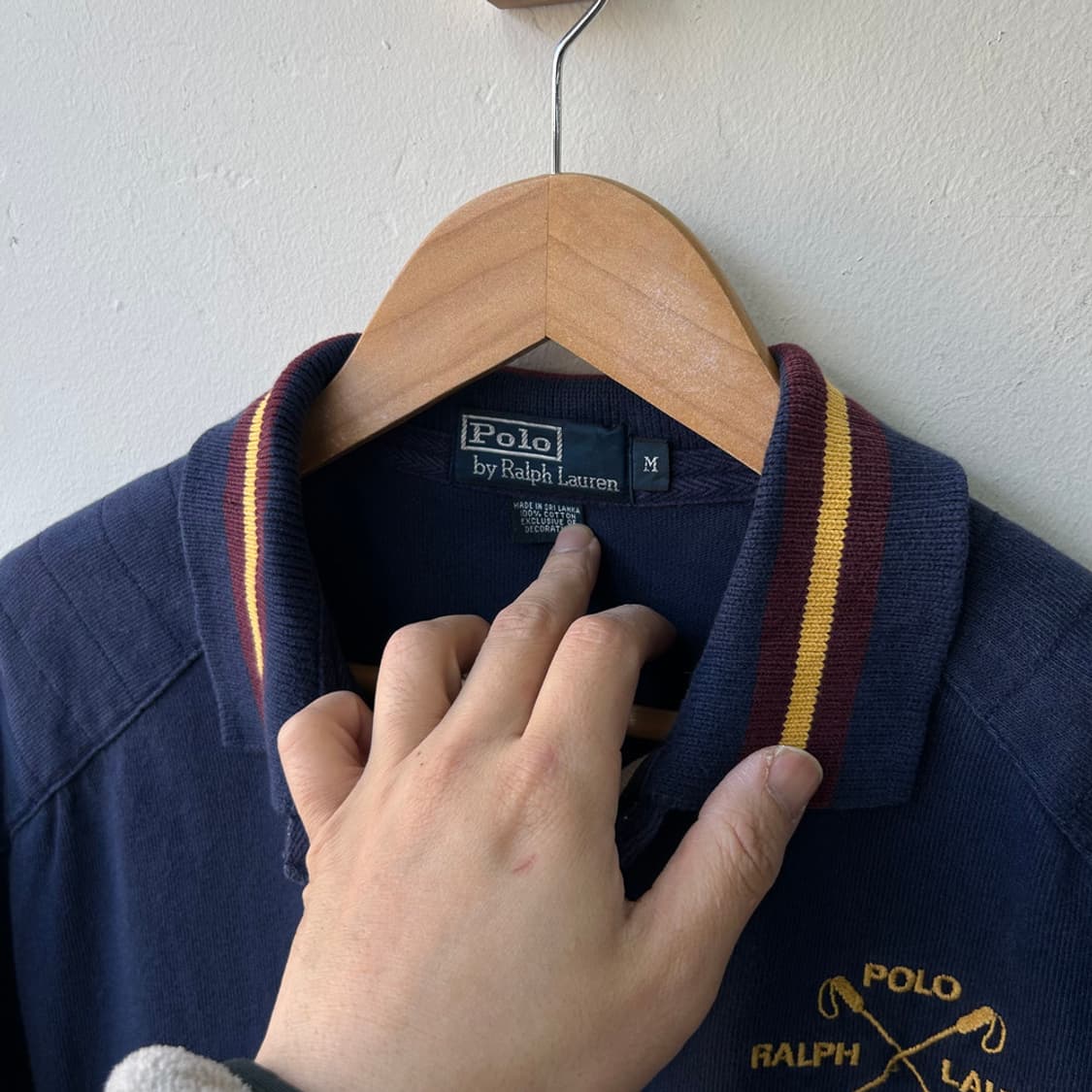 16306 - 폴로 랄프로렌 네이비 럭비티 상품이미지3