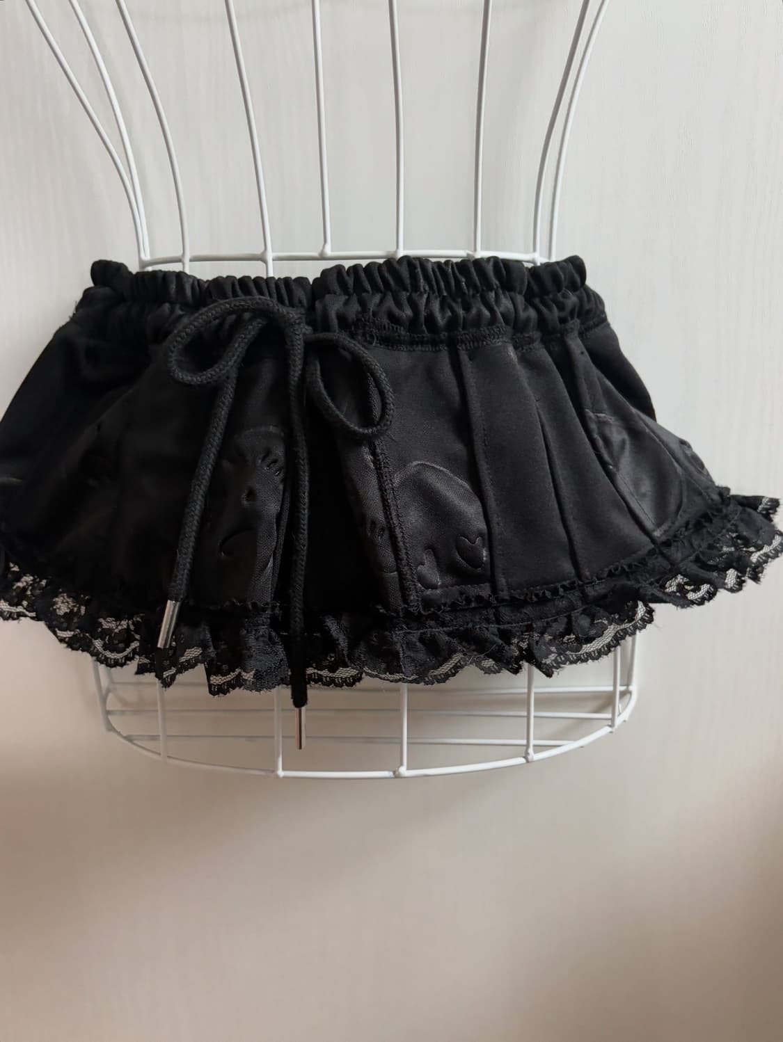 Hurt banding mini skeleton printed lace  상품이미지5