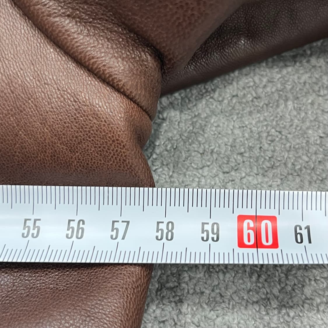 100 빈티지 양가죽 브라운 집업 레더 자켓 상품이미지9