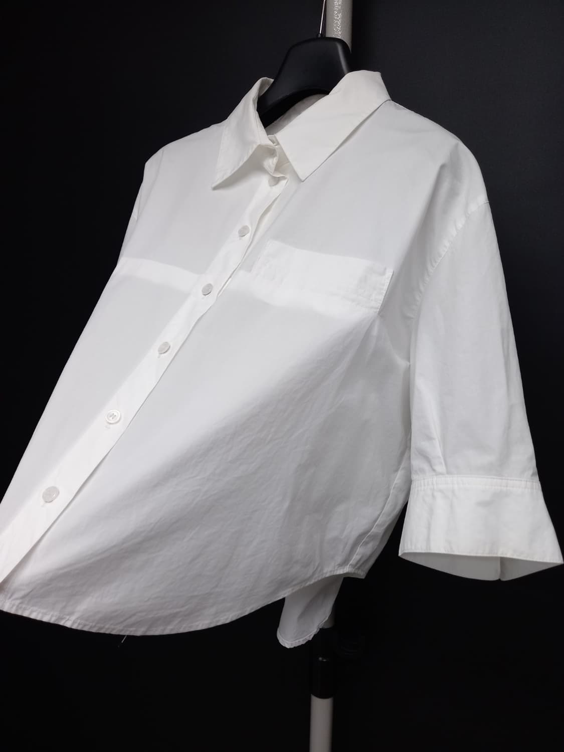 발렌시아 춘하 루즈박시핏 6부5부 남방 블라우스 55.66 상품이미지5