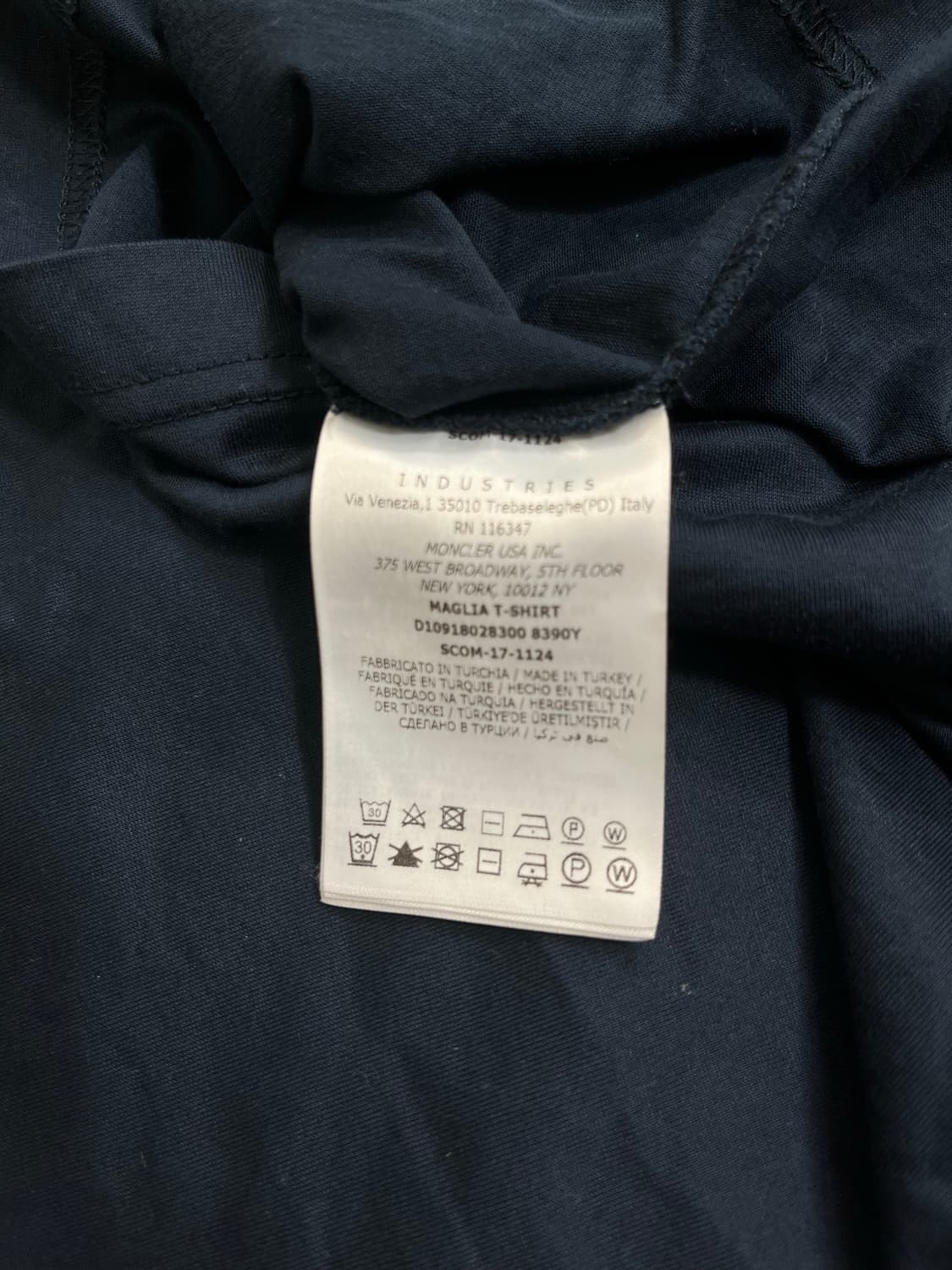 몽클레어 MAGLIA TSHIRT 티셔츠 90~95 상품이미지4