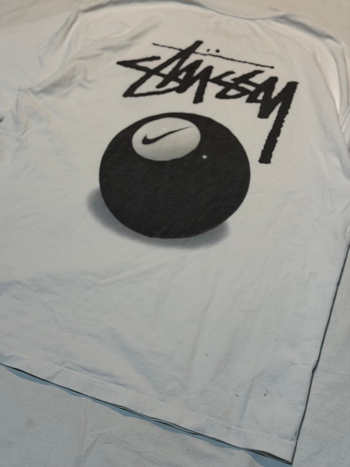 나이키 X 스투시 8볼 반팔 티셔츠 화이트 상품이미지2