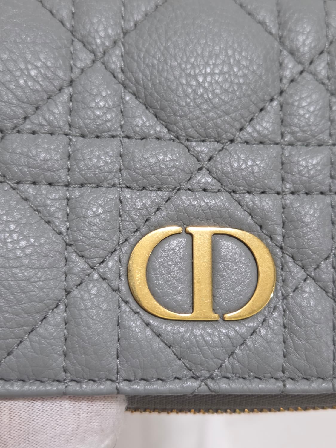 [새상품급] 디올 카로 컴팩트 반지갑 Gray 상품이미지3