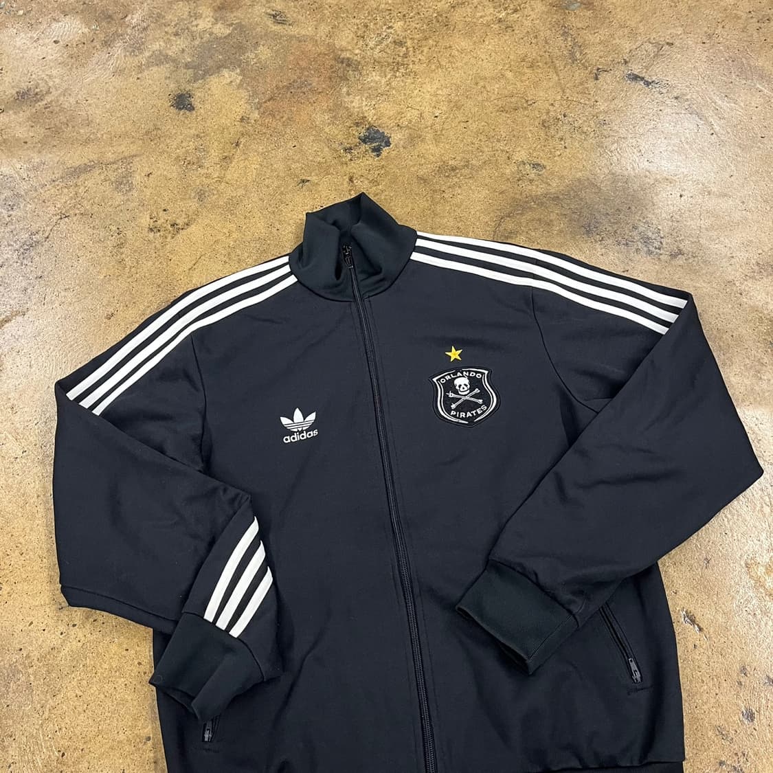 [정품/100] 아디다스 올랜도 파이어리츠 트랙탑 블랙 져지 b18 상품이미지1