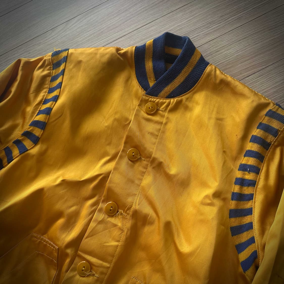 40s USA Vintage Satin Stadium Jacket 상품이미지6