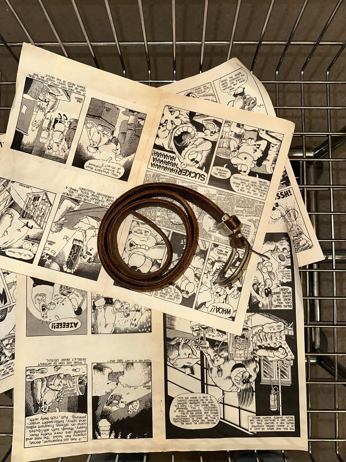 Real leather ethic pattern detail belt 상품이미지8