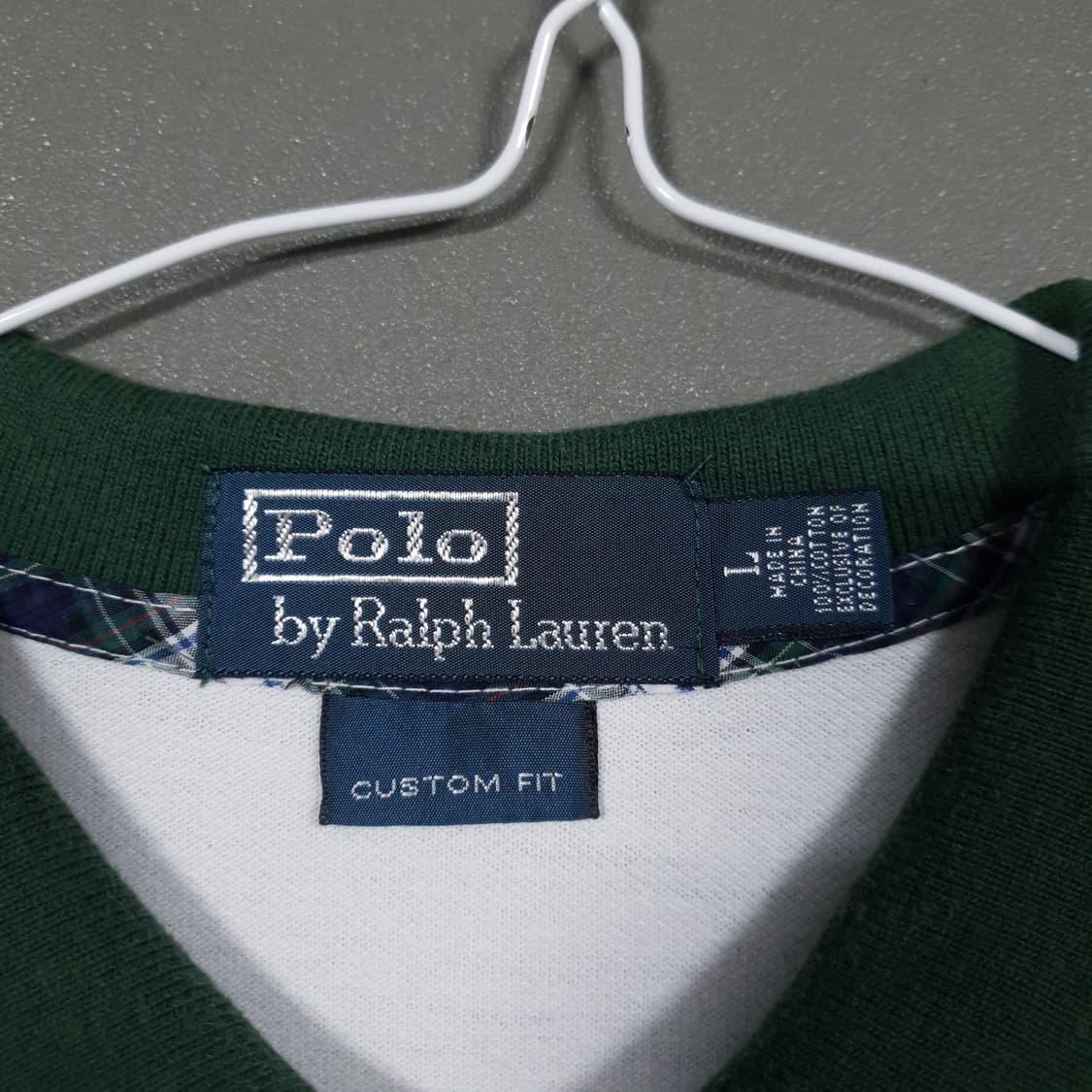 L) 폴로 랄프로렌 빅포니 반팔 카라티 피케 셔츠 링거티 그린 커스텀핏 상품이미지6