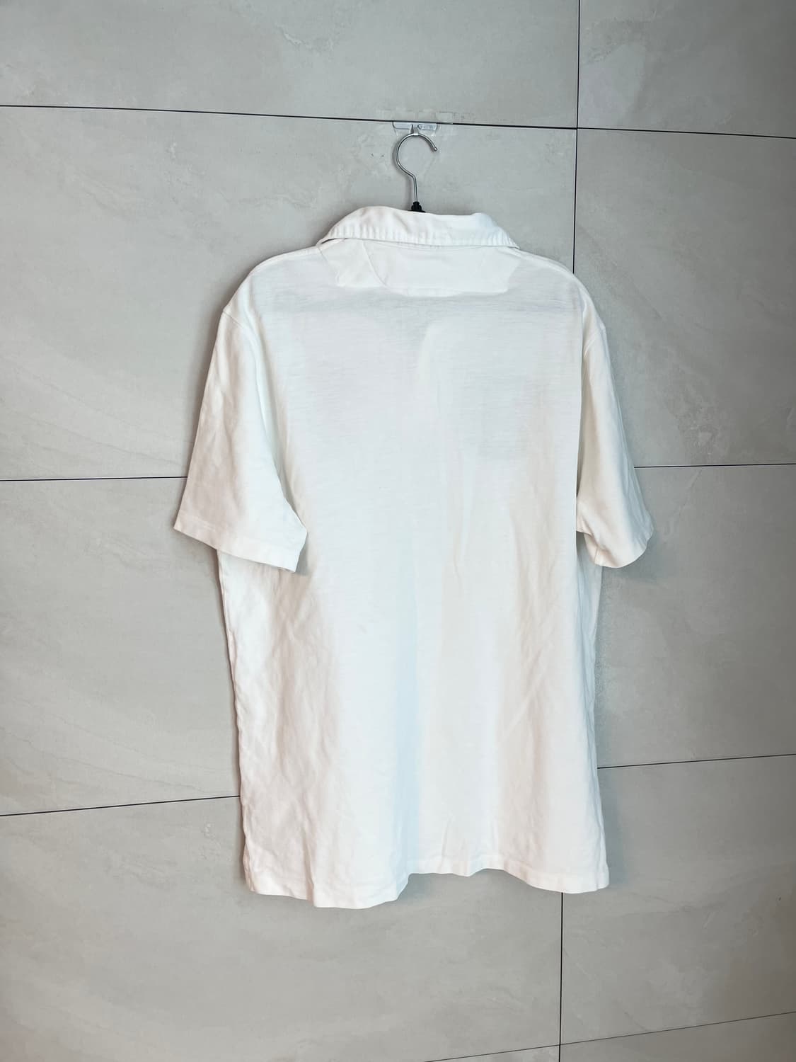 폴로 랄프로렌 사자 자수 빅로고 반팔 카라 셔츠 화이트 [M] 상품이미지2