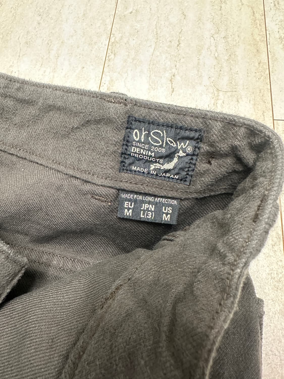 오어슬로우 퍼티그팬츠(커피브라운) 상품이미지7