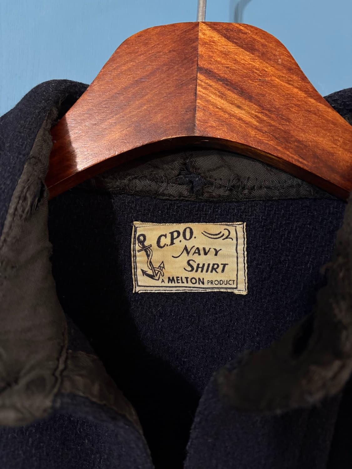 Rare!!! 40-50’s USN Cpo Navy Shirt  상품이미지2