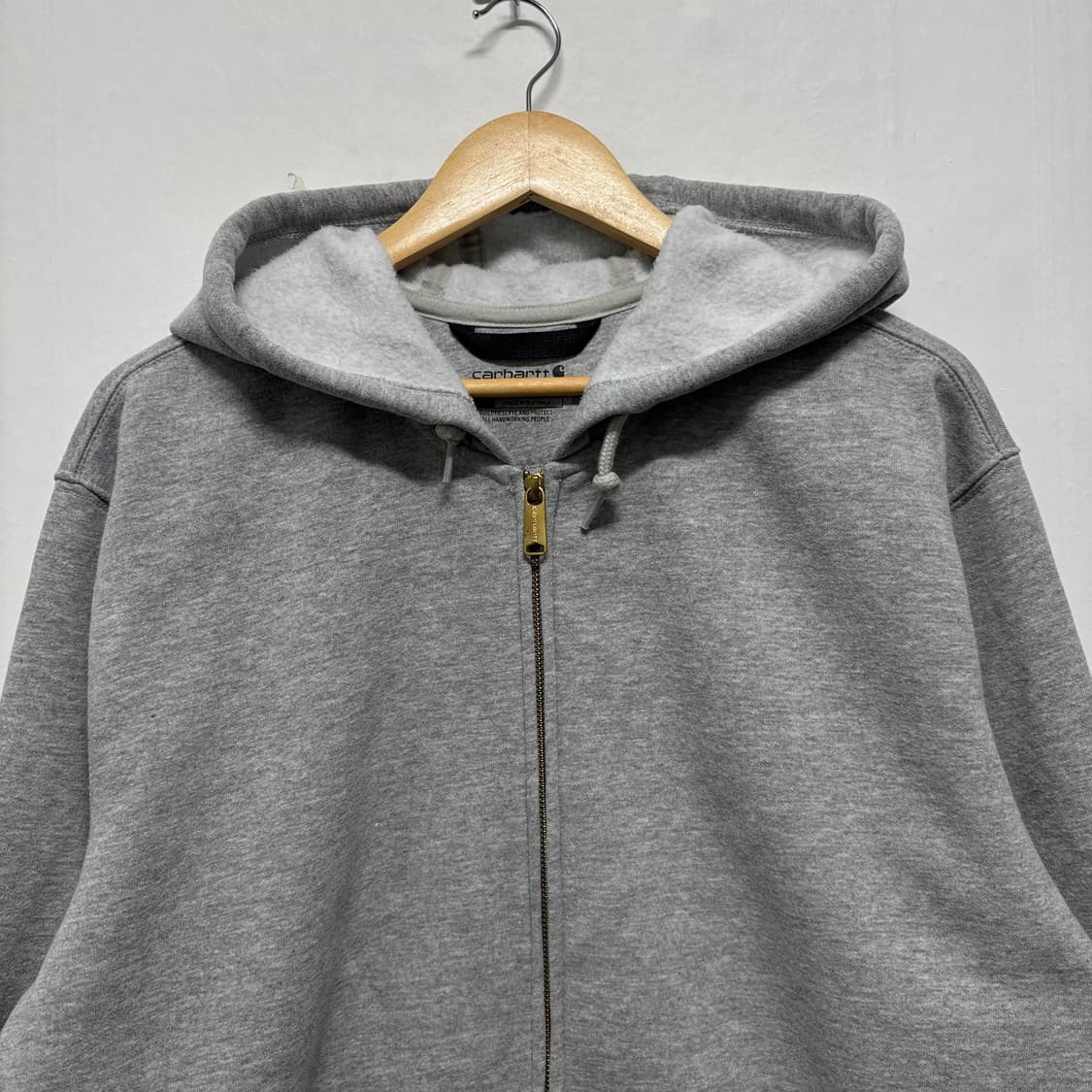 칼하트 그레이 루즈핏 후드집업 상품이미지2
