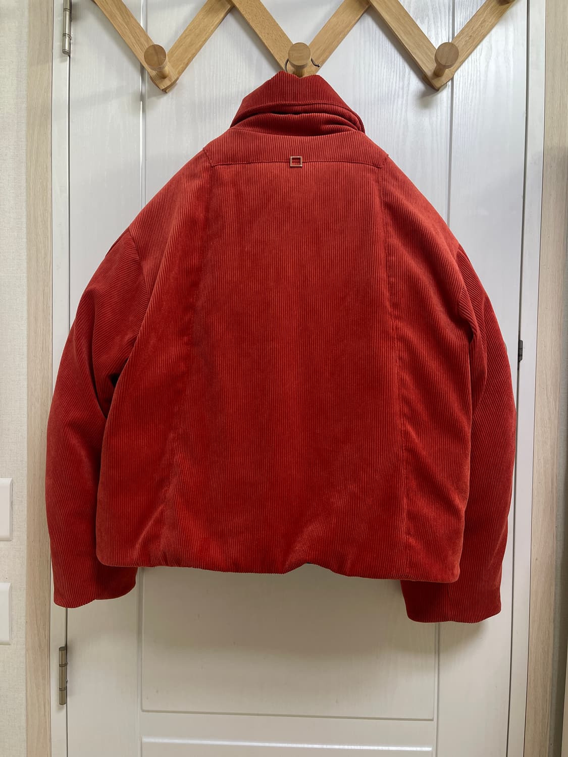 우영미 코듀로이 패딩 오렌지 50 상품이미지2