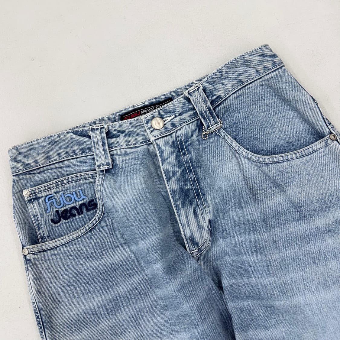 FUBU 후부 워싱 올드스쿨 데님팬츠 상품이미지4