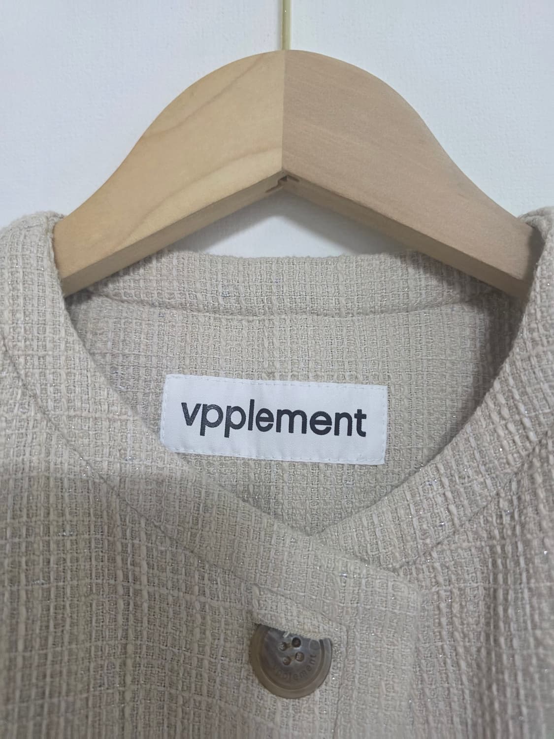 브플먼트(vpplement) 크롭 트위드스탈반팔 자켓 M23년식 상품이미지3