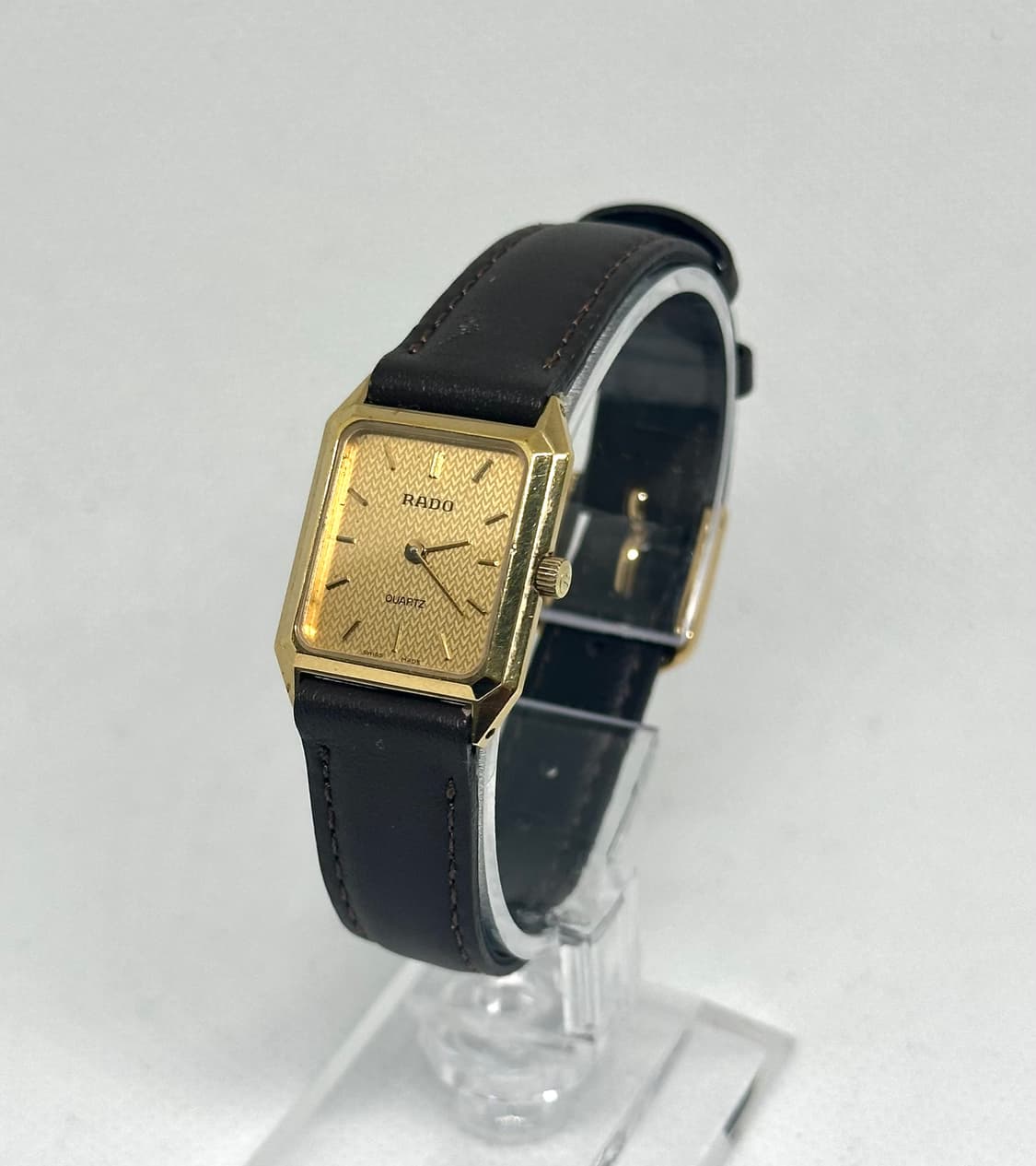 빈티지 RADO(라도) 골드 사각 쿼츠 시계 (시간이 조금 느림) 상품이미지1