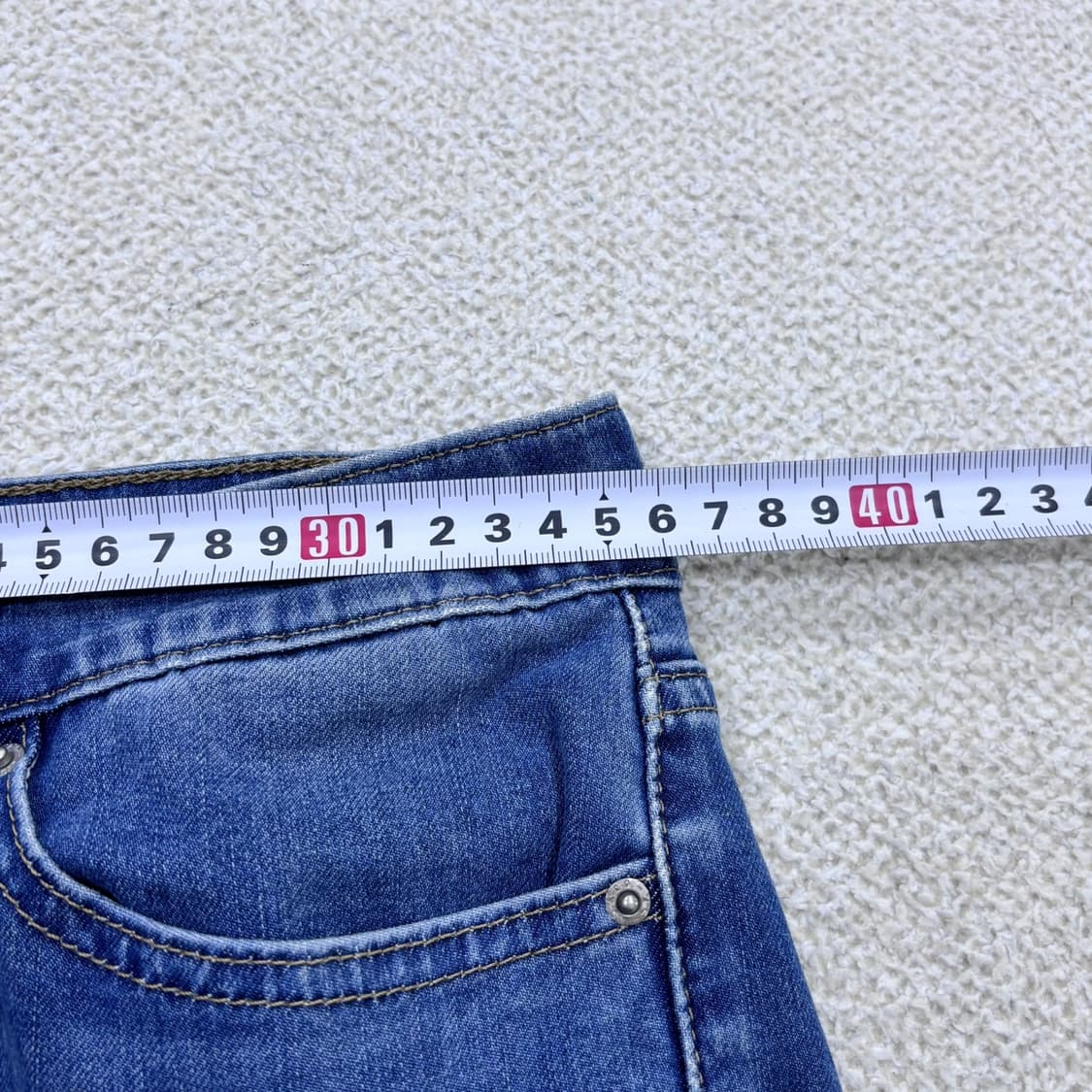 W27 L30 리바이스 슬림핏 데님 팬츠 0427E 상품이미지5