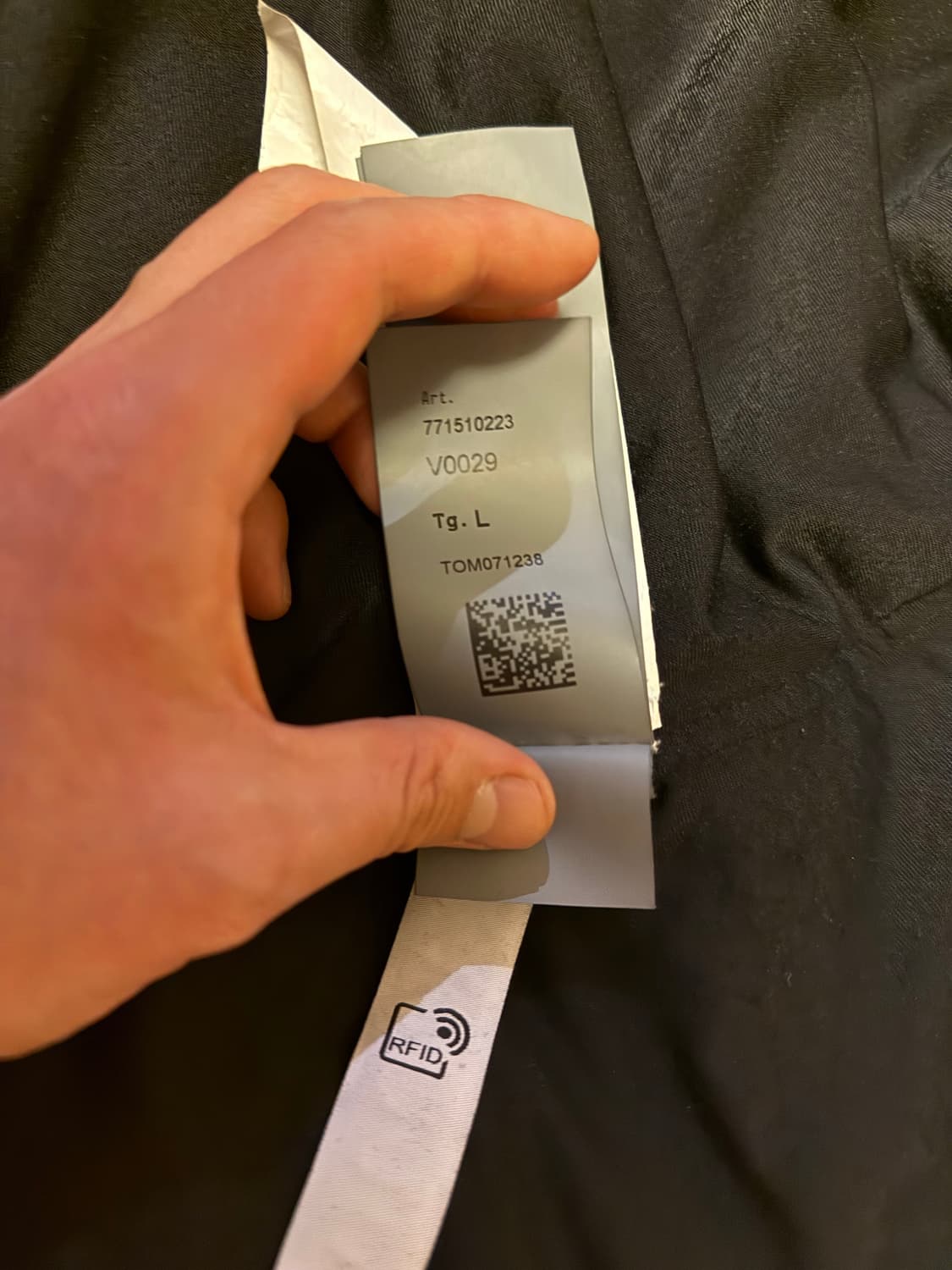 스톤아일랜드 크링클랩스 오버셔츠 바람막이 블랙L 상품이미지7