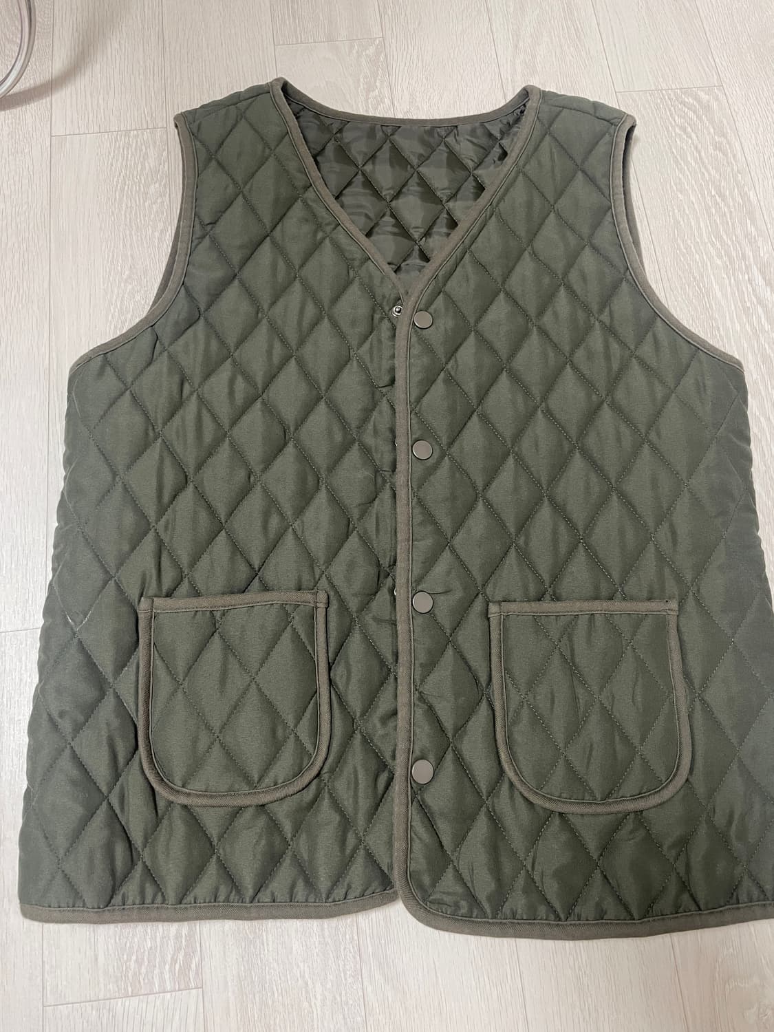 마인드브릿지 코듀로이패딩조끼, UGIZ 퀄팅조끼 100 라지 L 상품이미지5