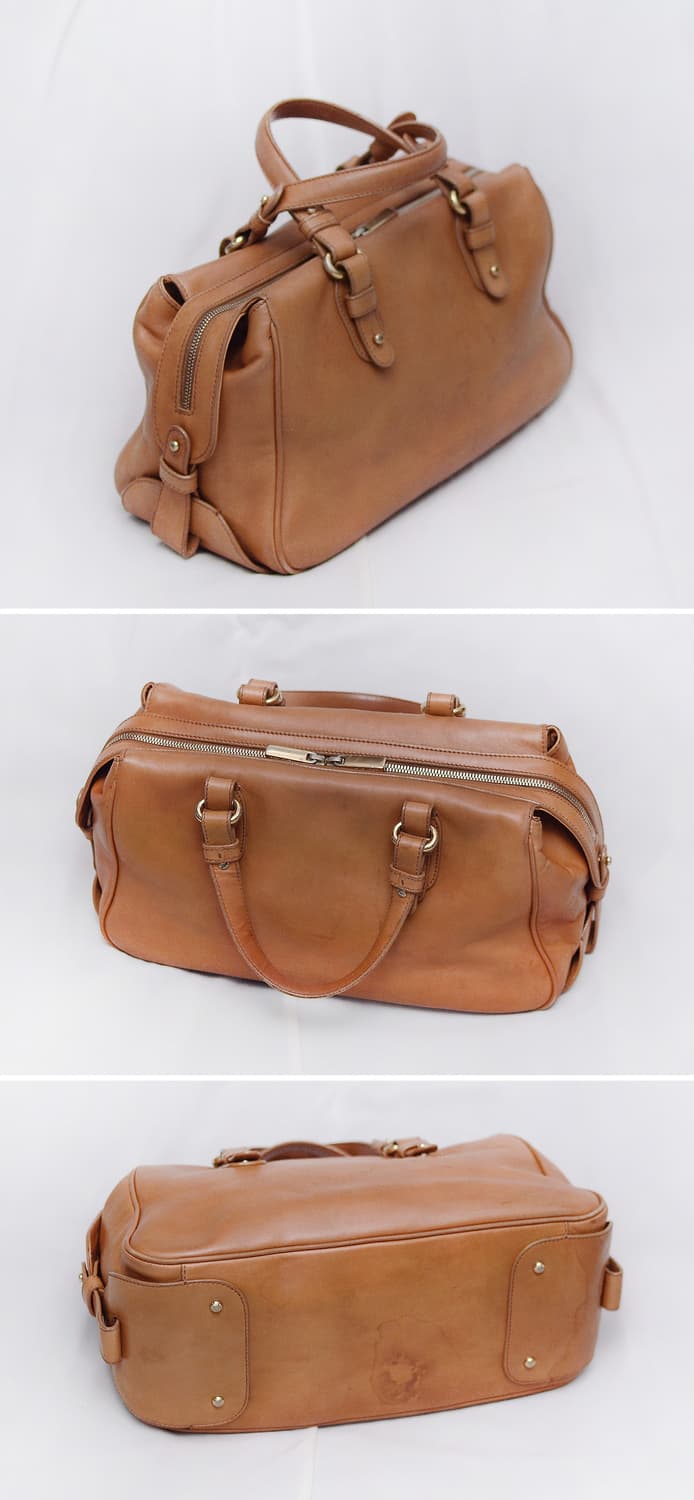 아르마니 (GA) 비텔로 바케타레더 클래식 토트.보스턴백 상품이미지3