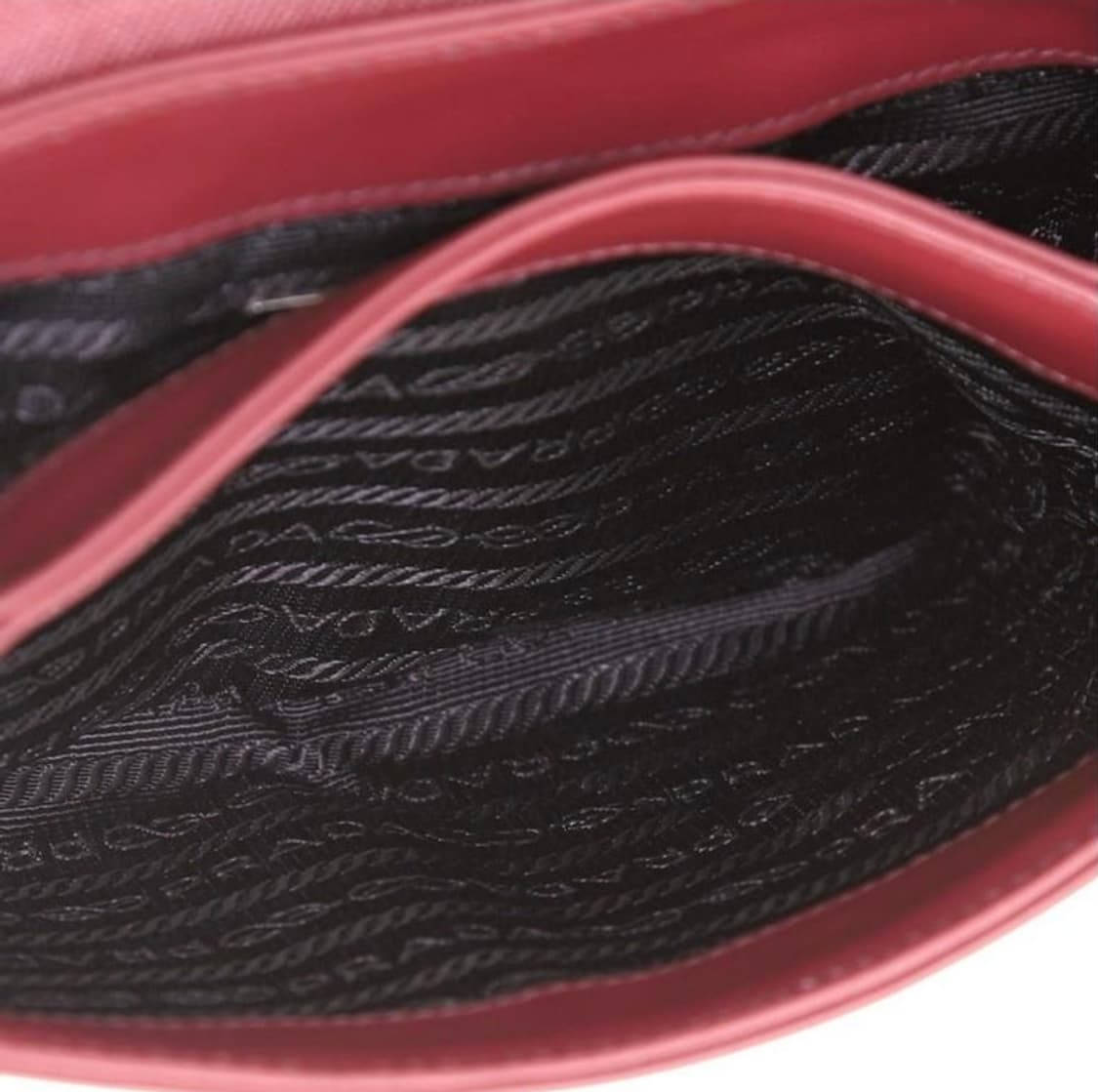 프라다 은장체인 크로스 및 숄더백 버건디 상품이미지4