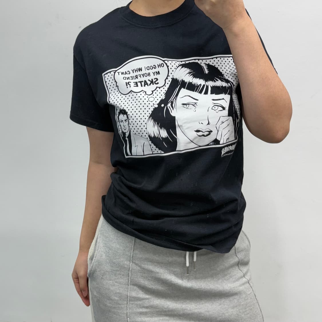 [S] 트레셔 블랙 반팔티셔츠 상품이미지2