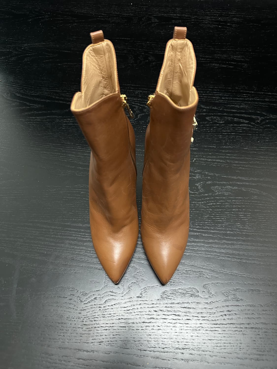 롱샴 브라운 벨티드 부츠 상품이미지1