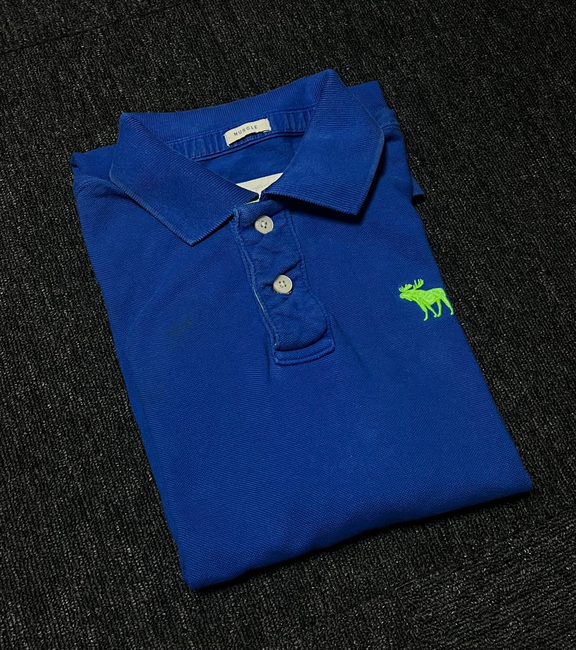 Abercrombie 무스 로고 폴로 셔츠 상품이미지3