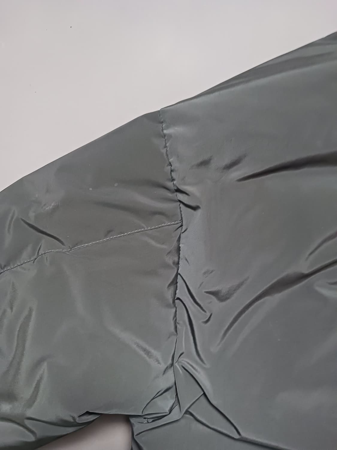 [L] 라퍼지스토어 덕다운 미니멀 블루종 푸퍼 패딩 차콜 상품이미지8